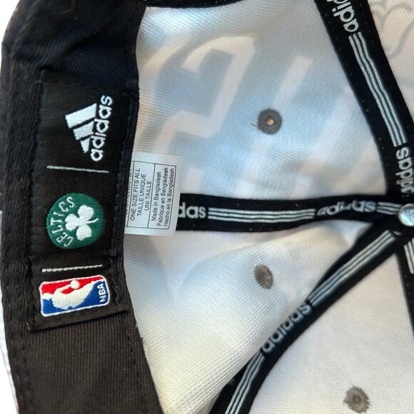Boston Celtics baseball hat Adidas Lucky Clover patch graphics adjustable - Picture 9 of 11